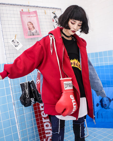 Contrast Denim Jacket