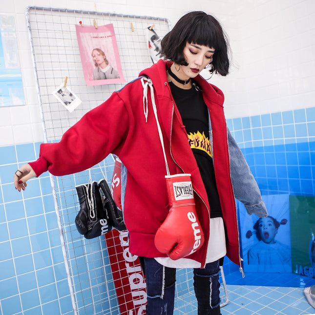 Contrast Denim Jacket
