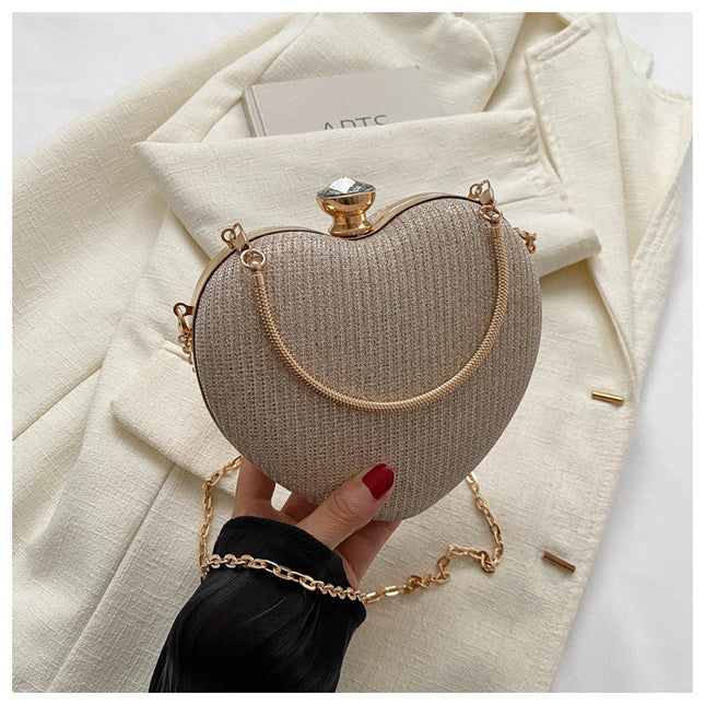Heart Clutch Bag