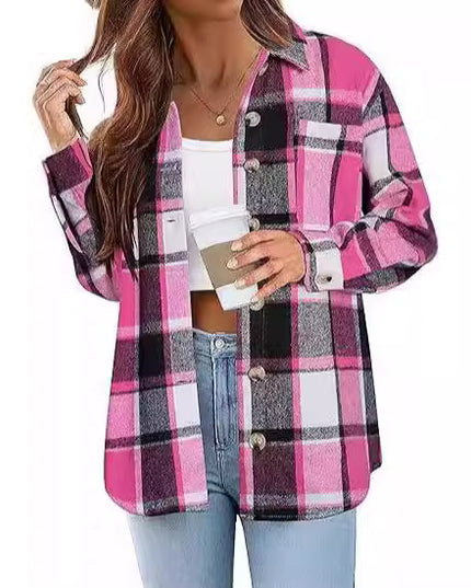 Woolen Plaid Sweater