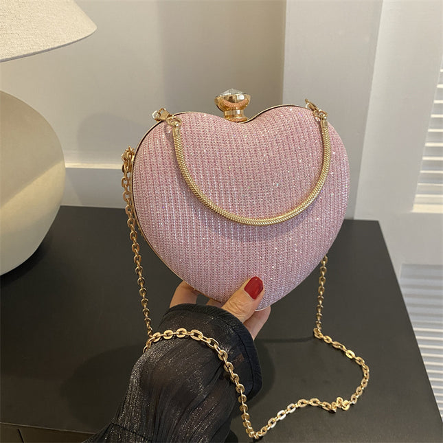 Heart Clutch Bag