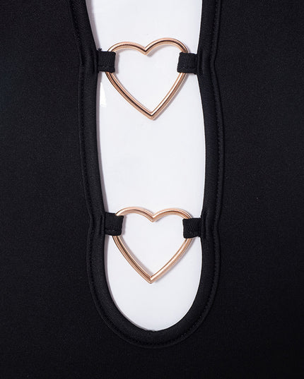 Hollow Out Heart Ring Dress