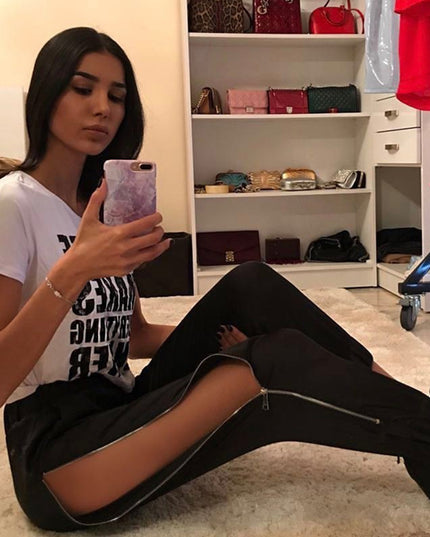 Zip Up Pants
