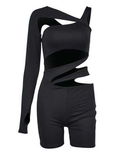 Hollowed-Out Jumpsuit