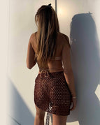 Brown / Short style / One size