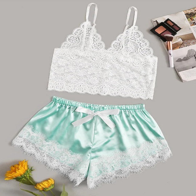 Satin & Lace Sleep Set