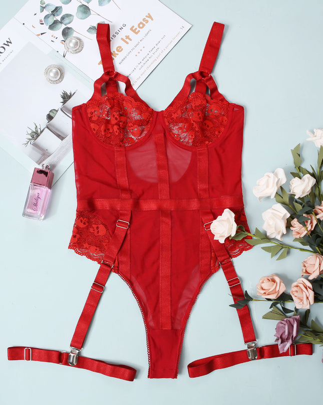 Erotic Lace Bodysuit