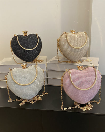 Heart Clutch Bag