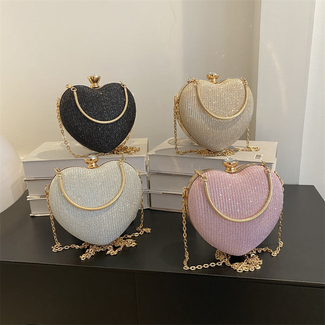 Heart Clutch Bag