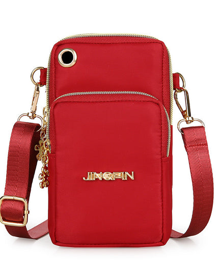 3 Layer Zip Crossbody