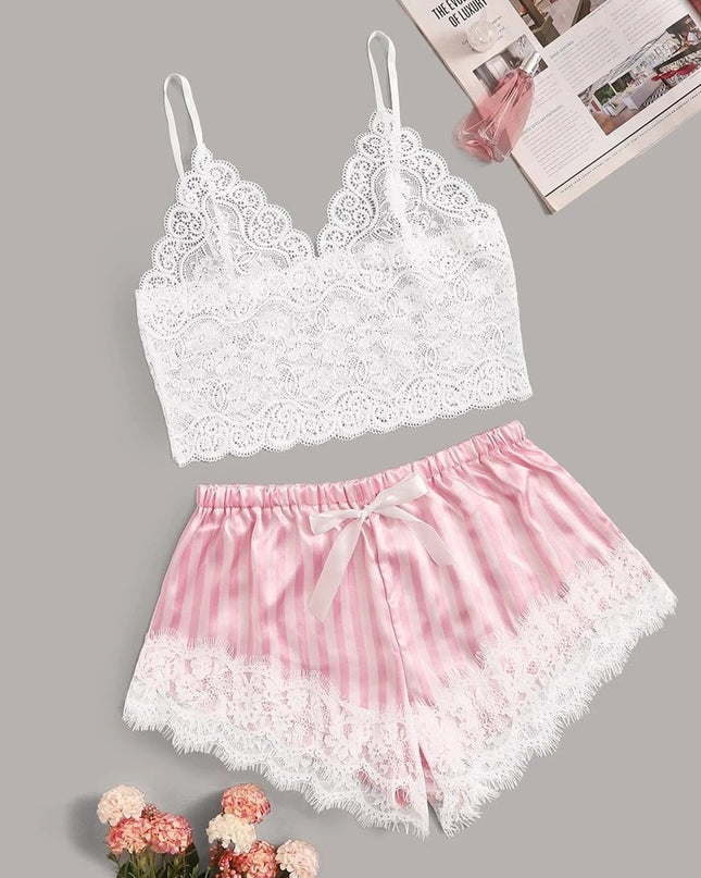 Satin & Lace Sleep Set