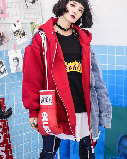 Contrast Denim Jacket