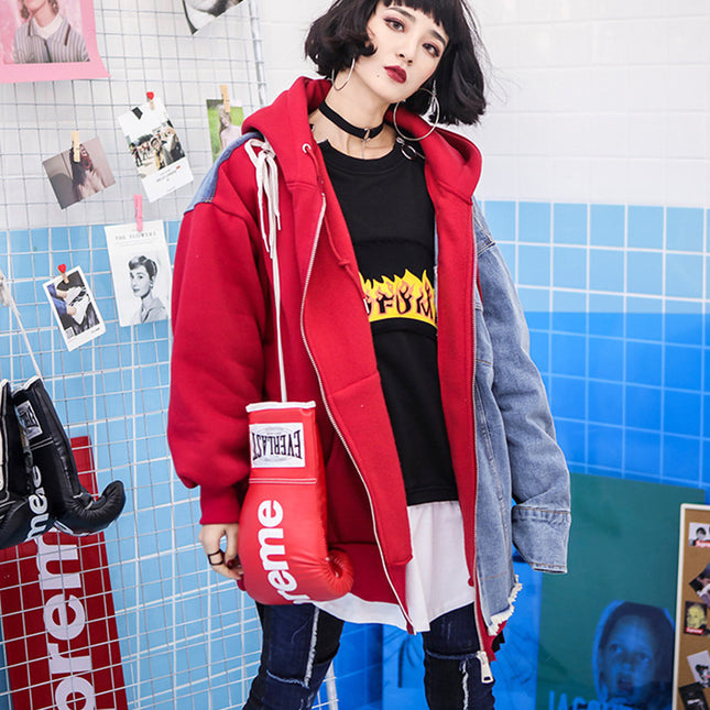 Contrast Denim Jacket