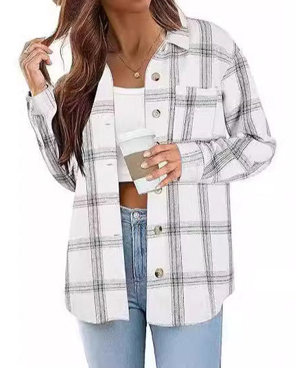 Woolen Plaid Sweater