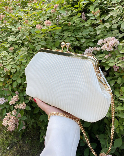 Elegant Chain Handle Clutch
