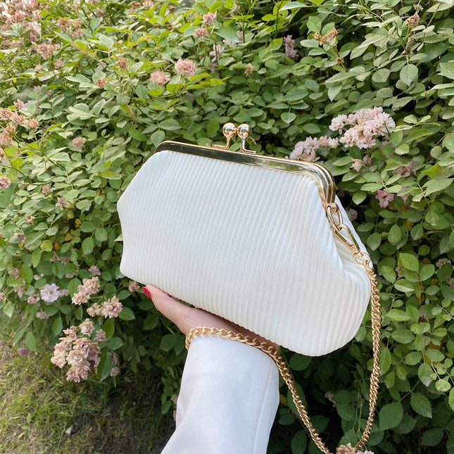 Elegant Chain Handle Clutch