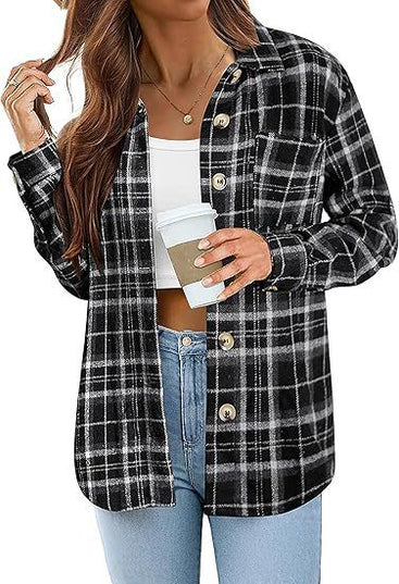 Woolen Plaid Sweater