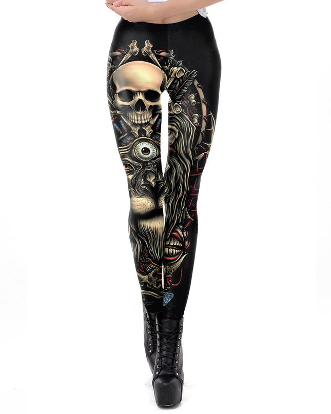 Goth Skull Leggings