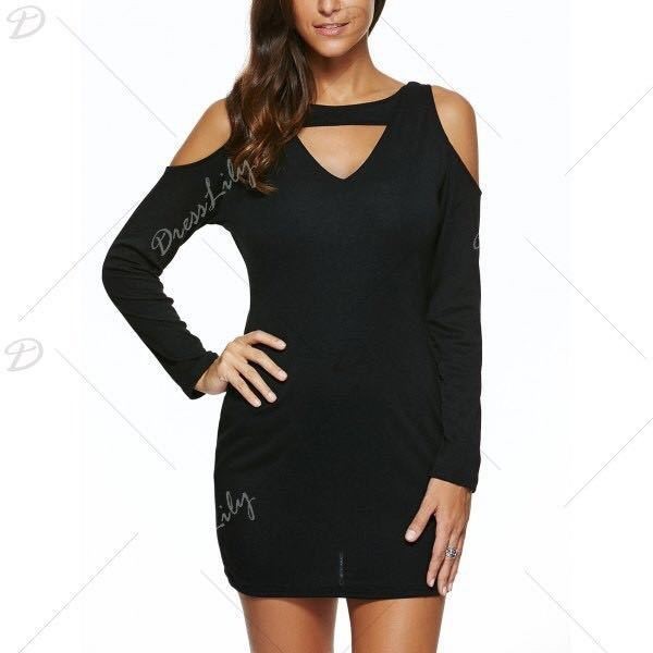 Off Shoulder Skull Dress