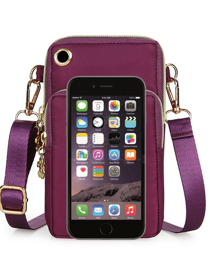 3 Layer Zip Crossbody