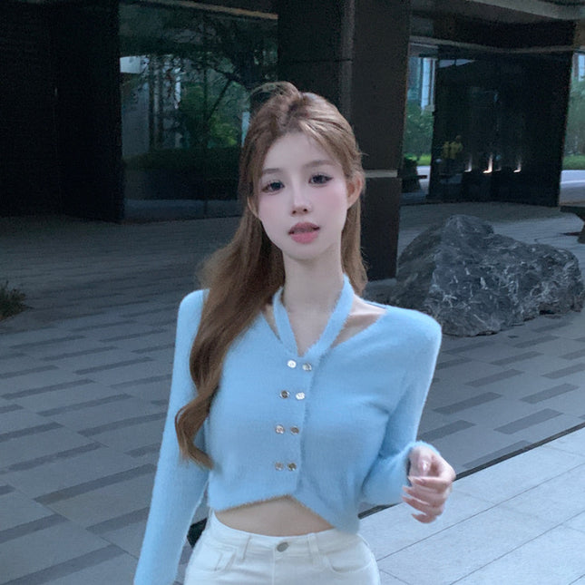 Knitted Cardigan Sweater