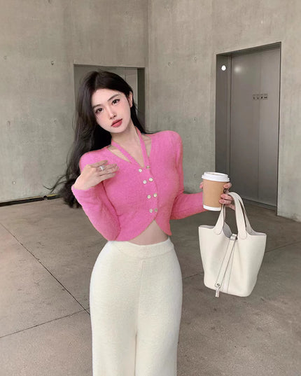 Knitted Cardigan Sweater