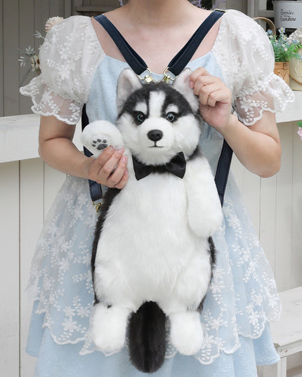 Husky Plush Stuffy Bag