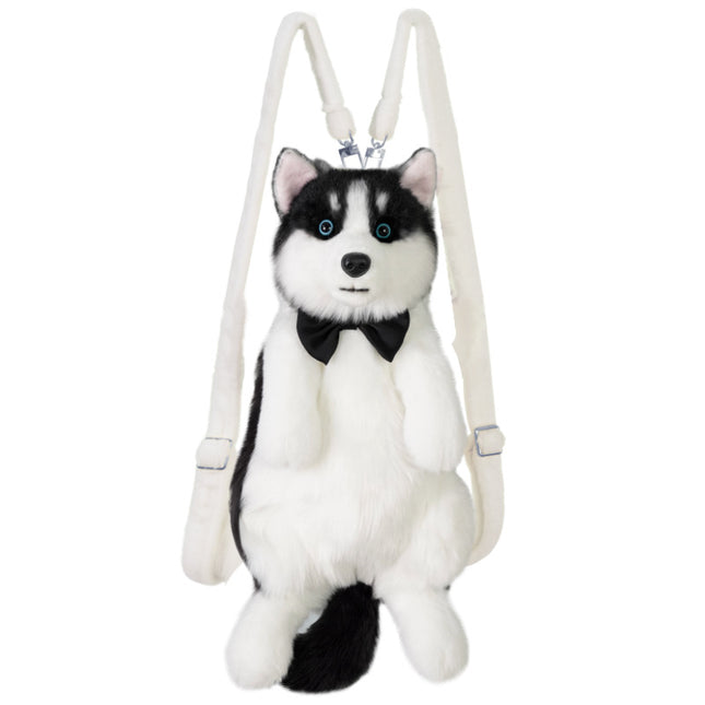 Husky Plush Stuffy Bag