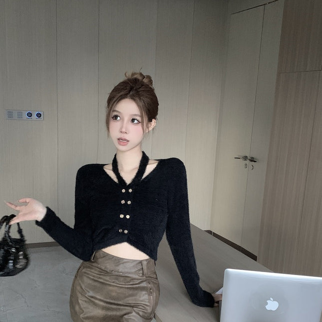 Knitted Cardigan Sweater