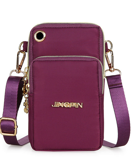 3 Layer Zip Crossbody