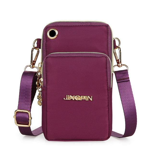 3 Layer Zip Crossbody