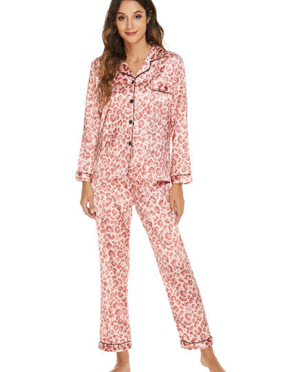 Print Long Sleeve & Pants Pajama Set