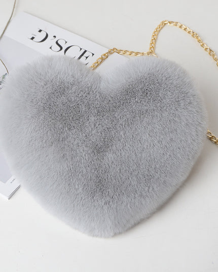 Plush Heart Bag