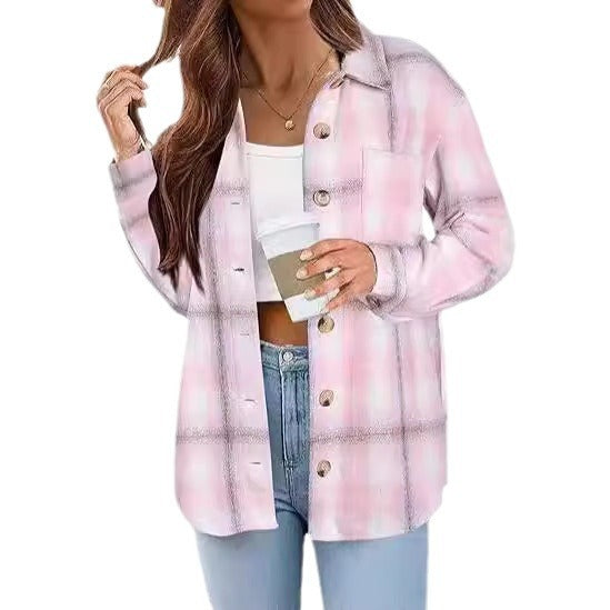Woolen Plaid Sweater