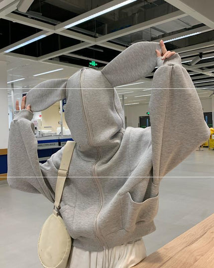Ear Hooded Coat