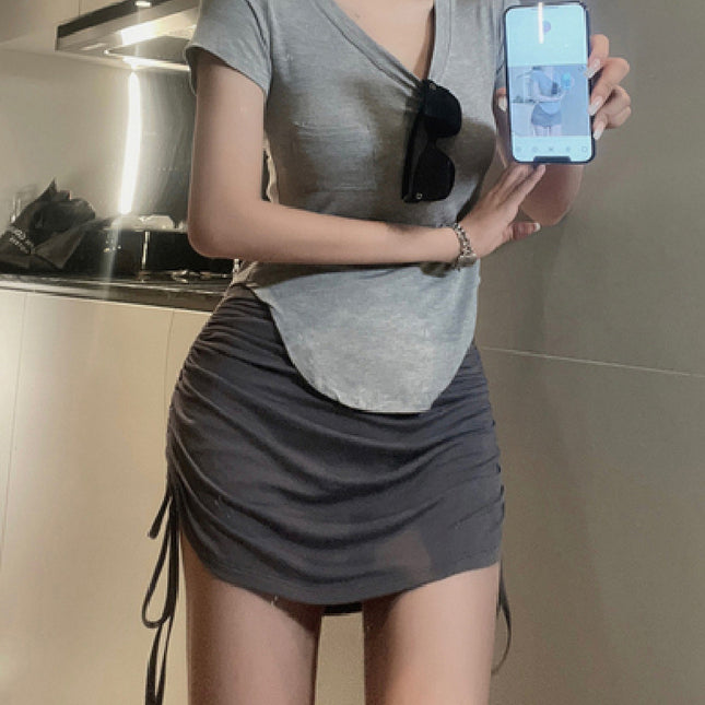 Scrunch Sides Skirt
