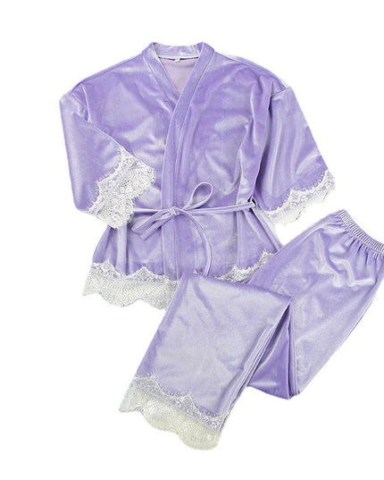 Winter Velvet Pajama Set