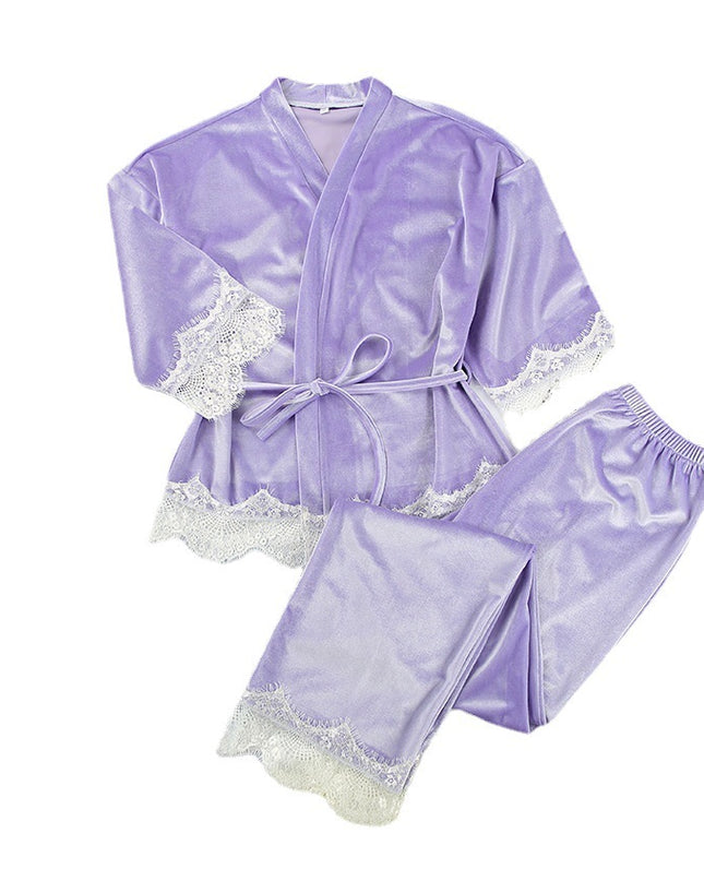Winter Velvet Pajama Set
