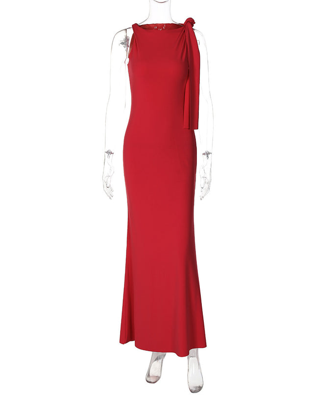 Ribbon Evening Dress