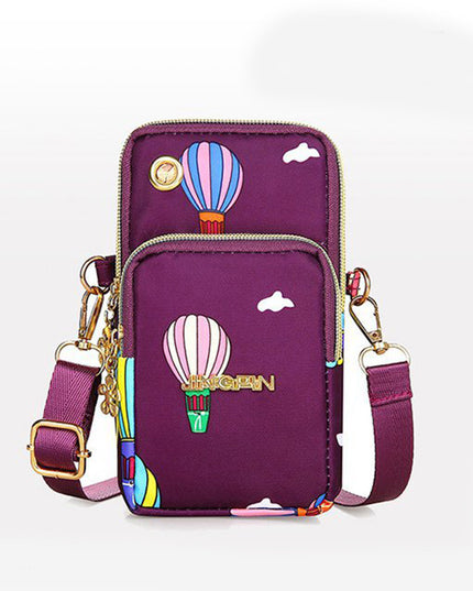 3 Layer Zip Crossbody