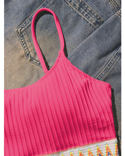 Textured High Waist Bikini