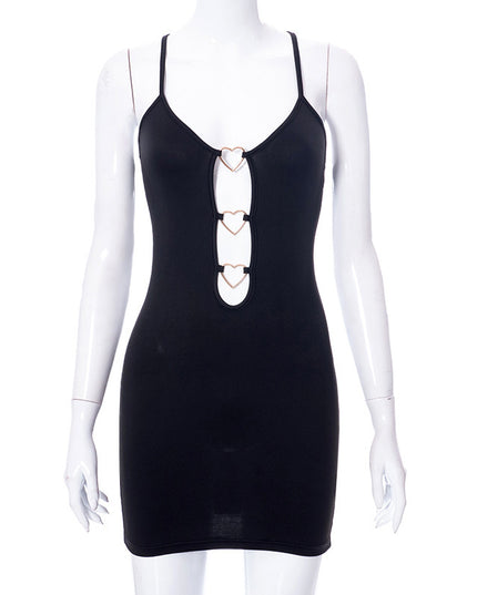 Hollow Out Heart Ring Dress
