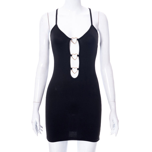 Hollow Out Heart Ring Dress