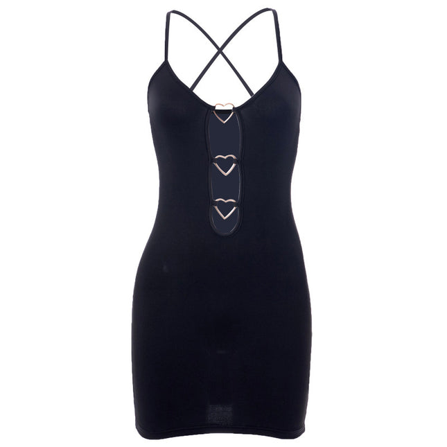 Hollow Out Heart Ring Dress