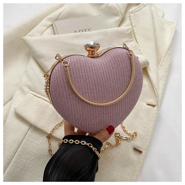 Heart Clutch Bag