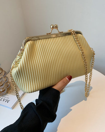 Elegant Chain Handle Clutch