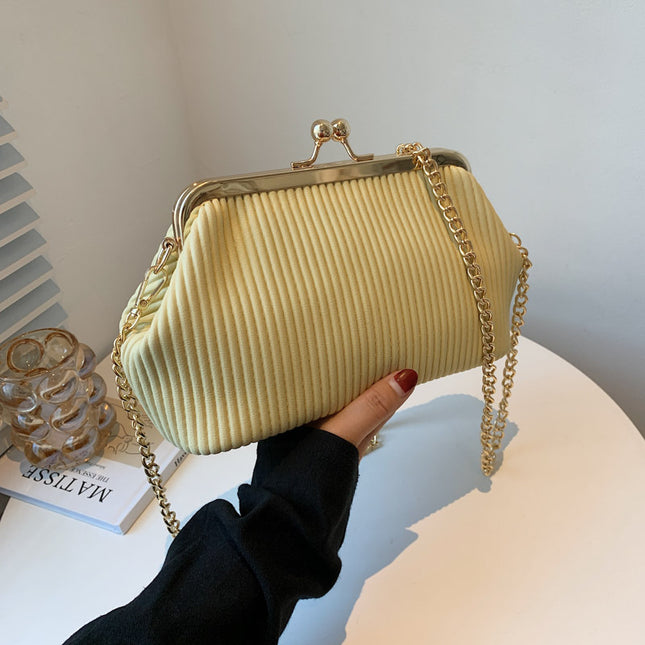 Elegant Chain Handle Clutch