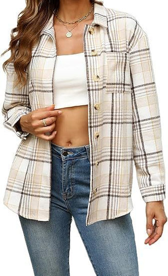 Woolen Plaid Sweater
