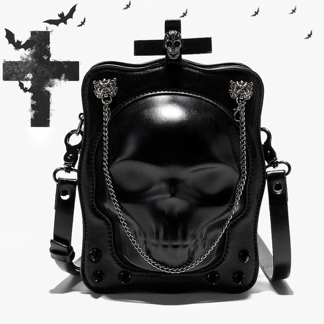 Gothic 3D Skull Face Bag