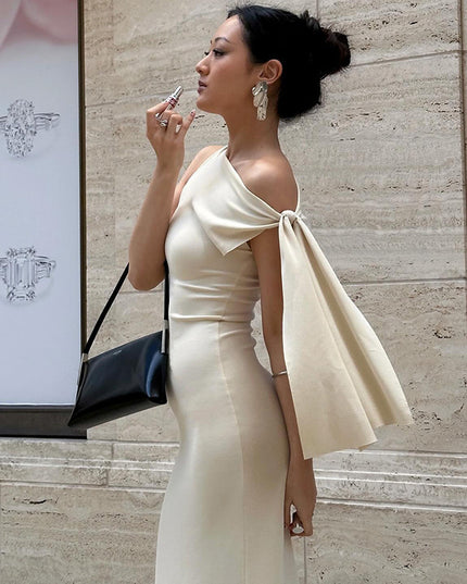 Ribbon Evening Dress